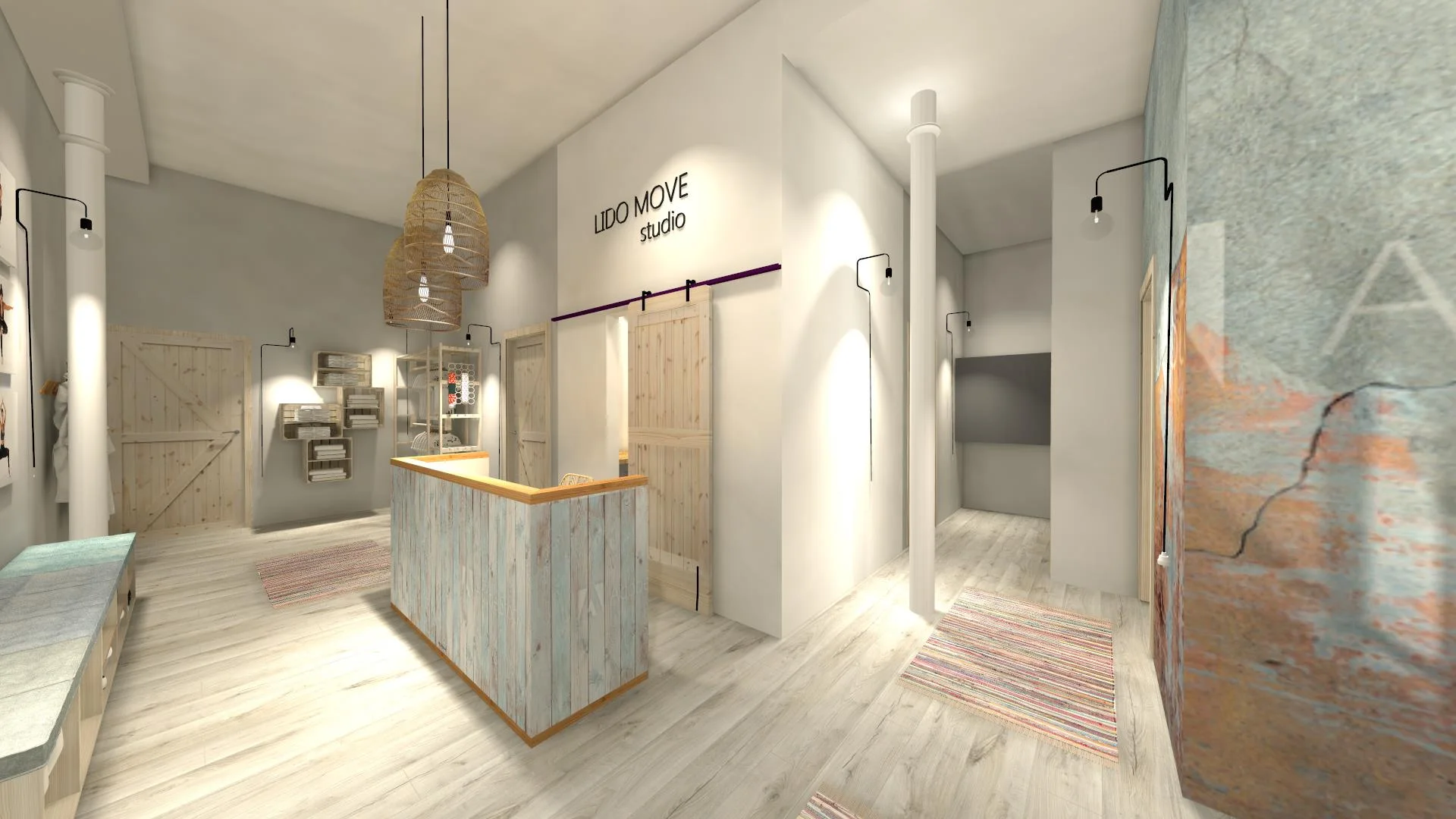 Projekt Lido Move Studio w Łodzi